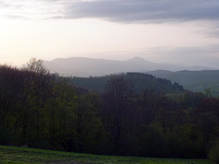 morning in the mountains