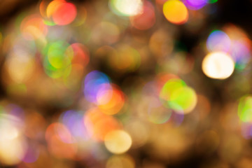 defocused pattern of lights with bokeh