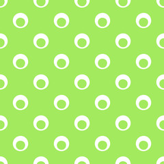 Fun rings vector seamless pattern