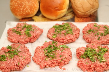 Confecção de Hambúrgueres