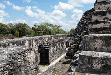 Xunantunich, an Ancient Mayan archaeological site in western Belize
