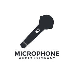 Microphone icon graphic design template