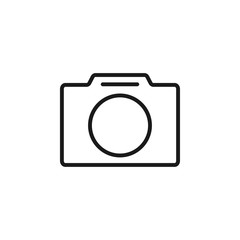 Photography camera graphic icon design template