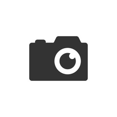 Photography camera graphic icon design template