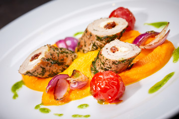 stuffed chicken fillet