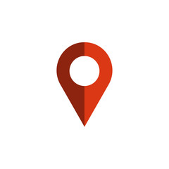Pin map graphic icon design template