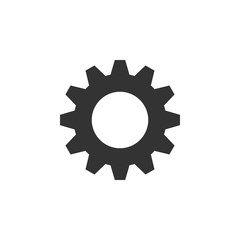 Gear setting icon graphic design template