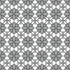 Art Deco Batik Seamless Pattern Decorative Background