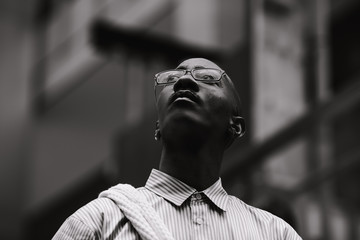 Man standing outdoors