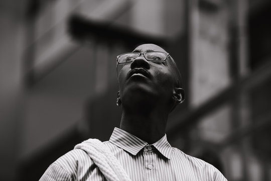 Man standing outdoors