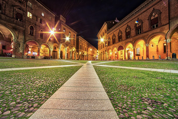 ancient square in Bologna