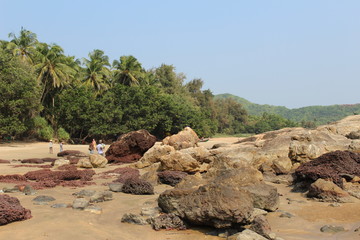 Beach Om, India.