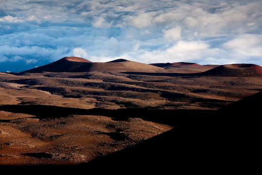 MAUNA KEA, HAWAII: Cinder cone atop Mauna Kea.