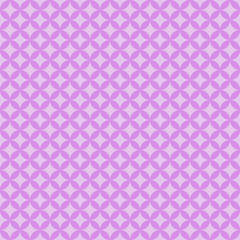 Geometric Circles Seamless Pattern - Tinted pink and white geometric circles