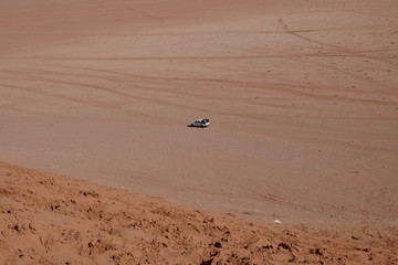 off-road to wadi rum