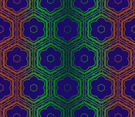 Art Deco Pattern Of Geometric Elements. Seamless Pattern. Vector Illustration. Design For Printing, Textile Industry