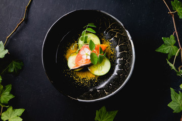 Authentic Japanese food in nature