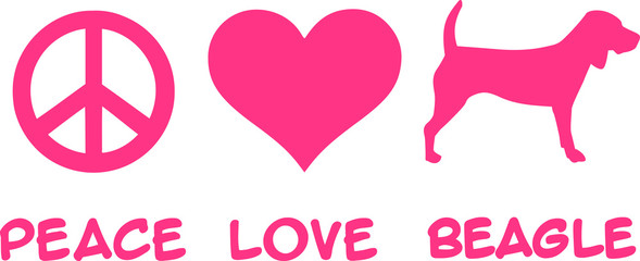 Peace, Love, Beagle