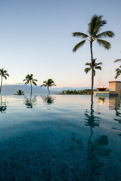 Wailea, Maui, Hawaii: The Four Seasons Resort Serenity Infinity Pool.