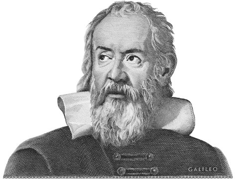 Galileo Galilei etching on Italy money. Genius scientist, philosopher, astronomer, mathematician, father of physics and astronomy, inventor of telescope