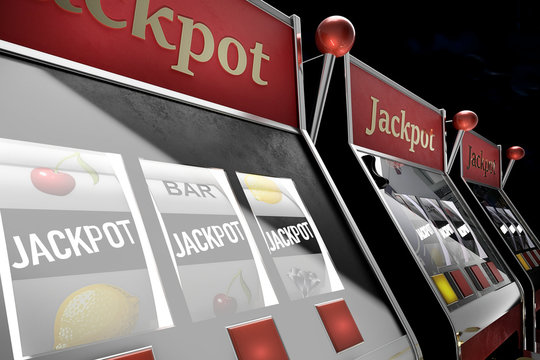 slot machine paying jackpot in online casino