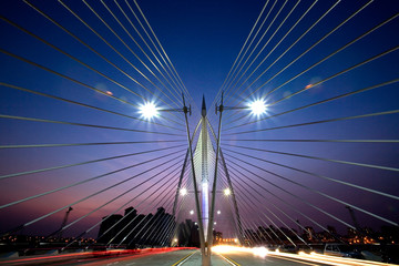 A new bridge and popular tourist attraction in Putrajaya, Malaysia