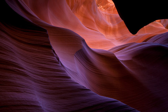 Lower Antelope Canyon Rock Formations, Arizona.