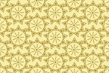 Modern and stylish digital geometric background with different shapes.	