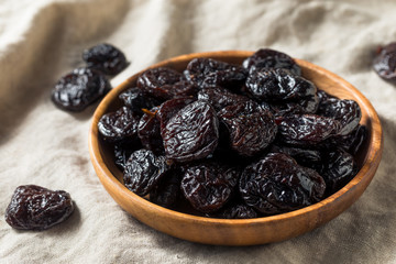 Raw Organic Dry  Prunes