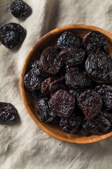 Raw Organic Dry  Prunes
