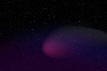 Comet in cosmos from the space