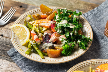 Cooked Organic Vegan Veggie Buddha Bowl