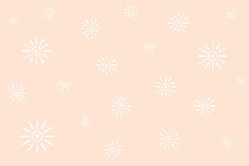 Orange stylish digital geometric background with different shapes.