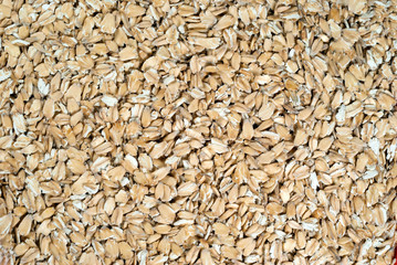 background, texture - rolled oats