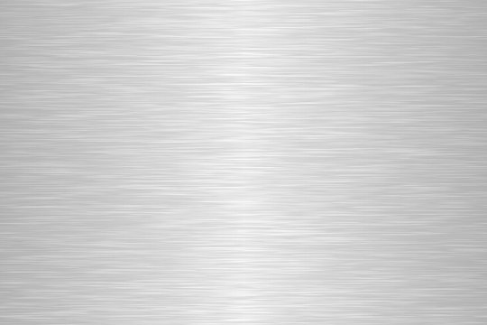 Seamless brushed metal texture. Steel background. Vector illustration.