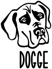 Great Dane face german