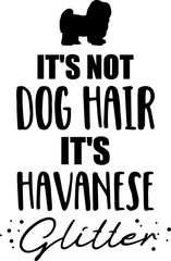 It's not dog hair, it's Havanese glitter
