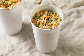 Instant Ramen Noodles in a Cup