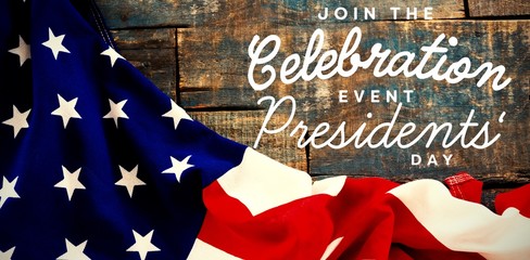 Presidents Day Message with Copy Space