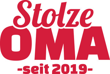 Proud grandma 2019 german