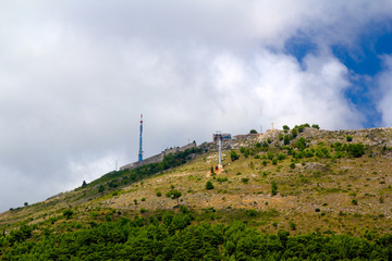 Fototapeta na wymiar Dubrovnik hills