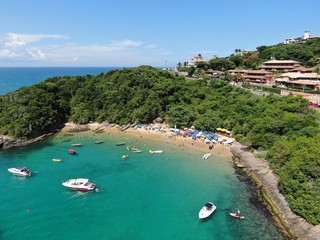 Fototapeta na wymiar view of the beach Joao fernandinho