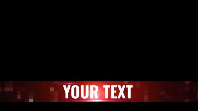 Rectangular Bar Lower Third