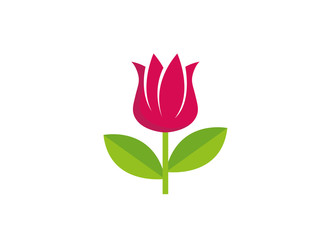 rose logo flower