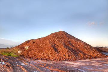 Storage of poultry dung