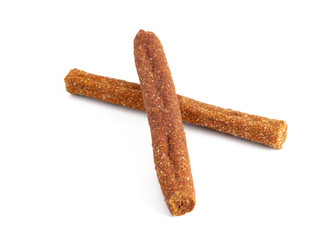 Dog Chew Snacks on a White Background