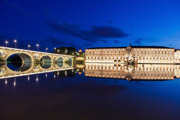 Fototapeta na wymiar Pont-Neuf in Toulouse