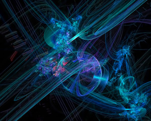 abstract digital fractal, beautiful background, disco