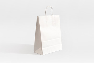 Mercato eco paper bag white 26x12x34cm