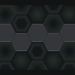 hexagonal abstract background, hexagonal background, technology innovation